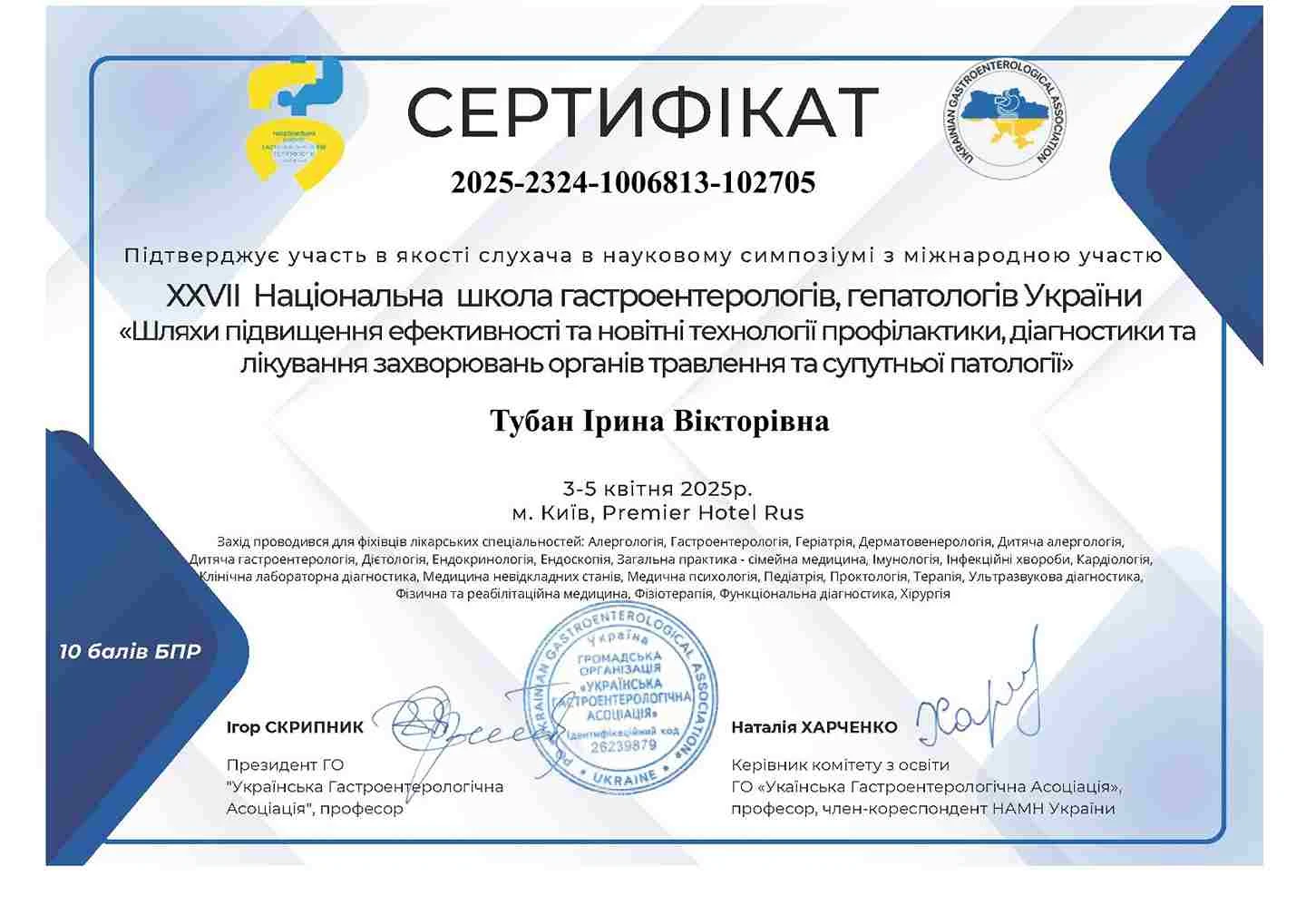 Тубан Ирина Викторовна