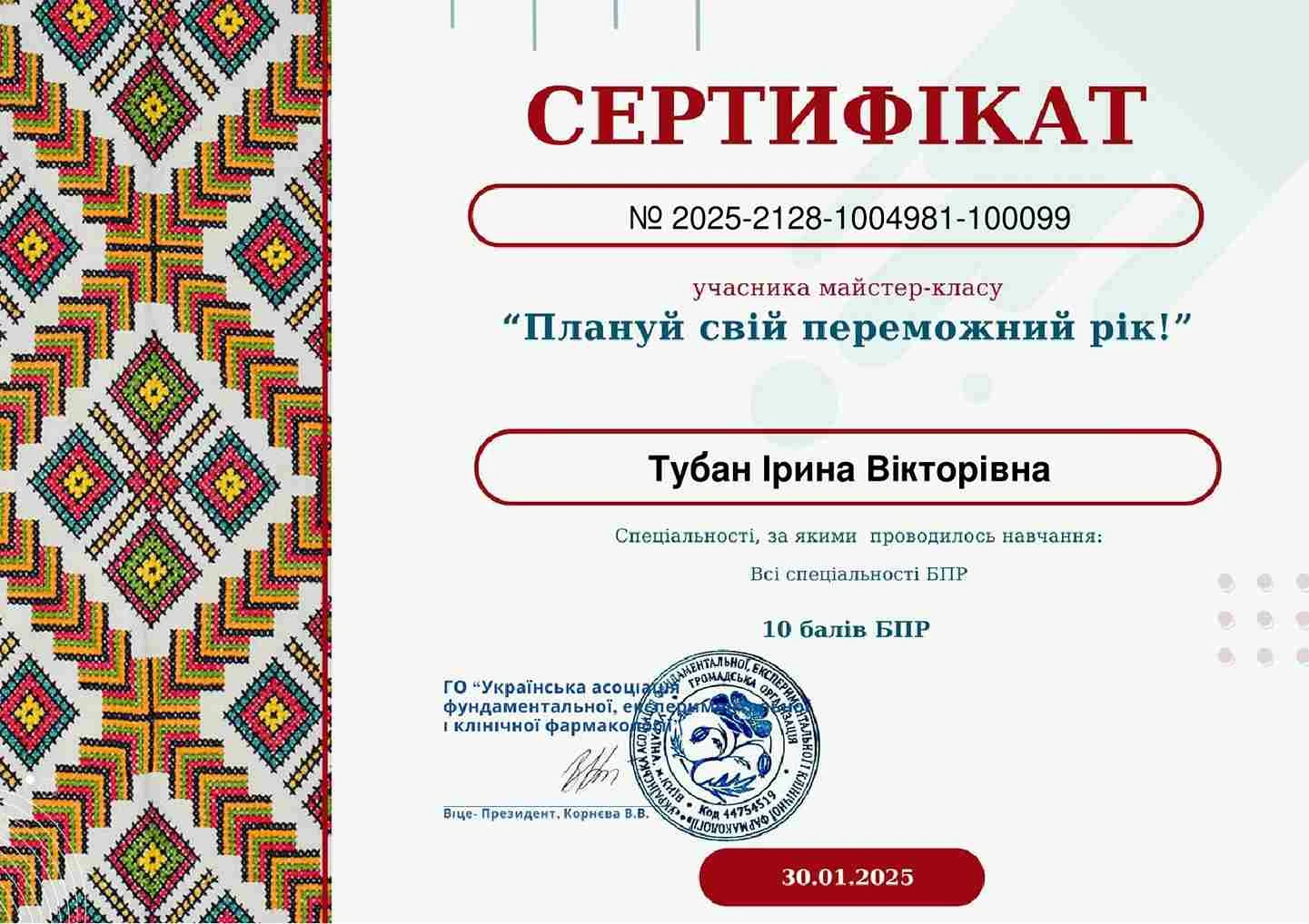 Тубан Ирина Викторовна