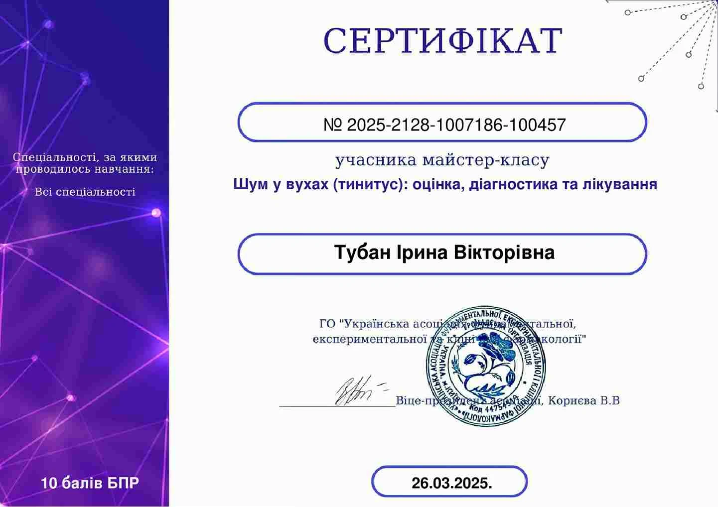 Тубан Ирина Викторовна