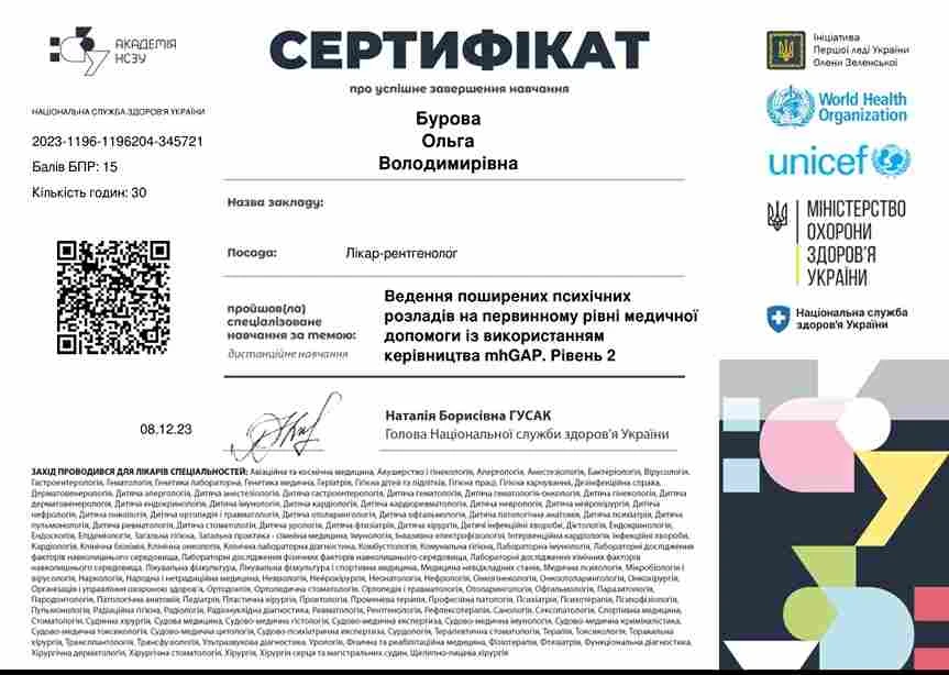 Бурова Ольга Володимирівна