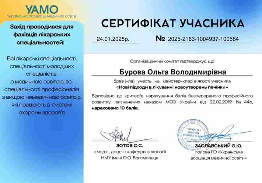 Бурова Ольга Володимирівна