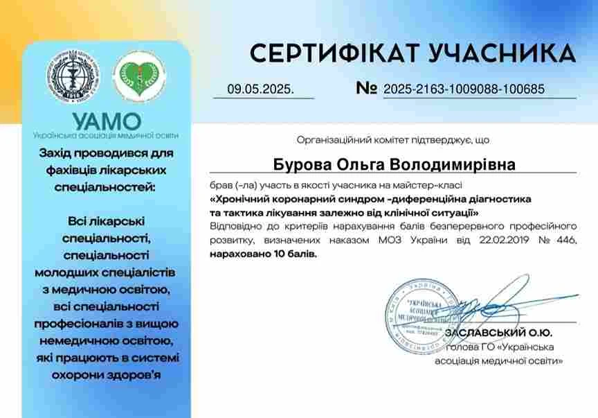 Бурова Ольга Володимирівна